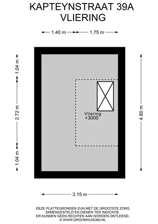 Floorplan - Van 't Hoffstraat 9, 2313 SM Leiden